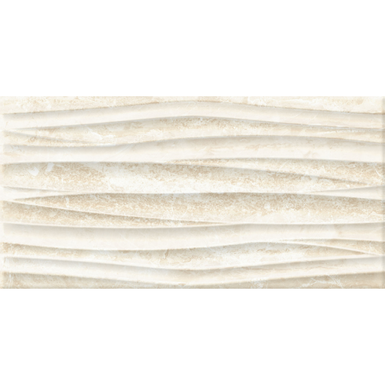 Boheme Olas Beige 25x50 διακοσμητικό ματ πλακίδιο τοίχου μπεζ